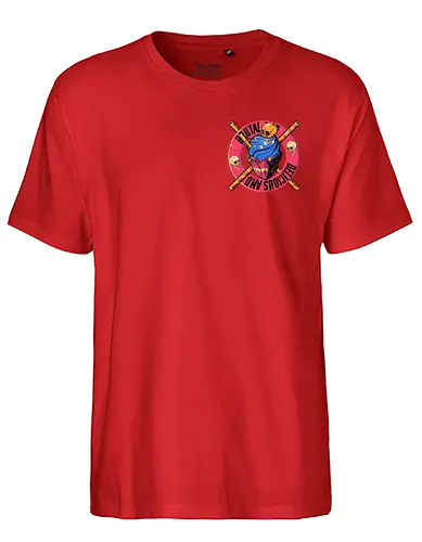 Cupcake - Brutal and Delicious - cupcake, sweets, muffin, pocket, skull, schädel - Fairtrade T-Shirt