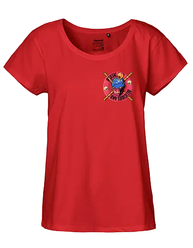 Cupcake - Brutal and Delicious - cupcake, sweets, muffin, pocket, skull, schädel - Fairtrade Girl Shirt