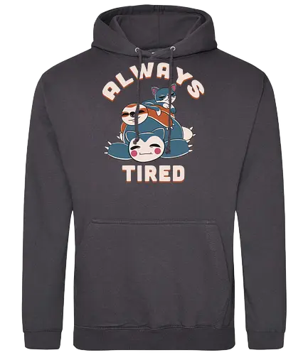Always Tired - sleep, müde, schlaf, tired, pocket, monster - Standard Hoodie