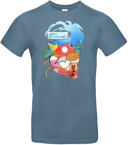 What?! - fish, pocket, monster, evolution, ramen - Standard T-Shirt