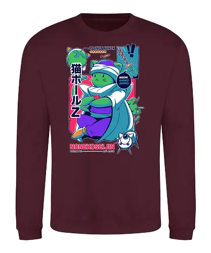 NaNEKOseijin - cat, katze, saiyajin, anime, manga, alien - Sweatshirt