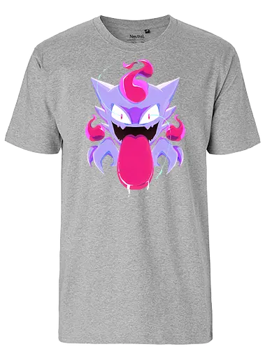 Booo! - ghost, pocket, monster, haunted, geist - Fairtrade T-Shirt