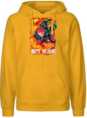TJR!!! - Tanjirou, demon, slayer, anime, Mugen, train - Fairtrade Hoodie
