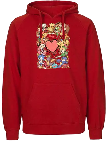 Nerd Attack - gaming, videogames, retrogames - Fairtrade Hoodie