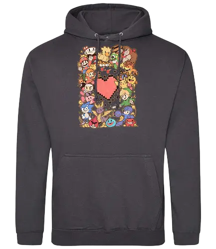 Nerd Attack - gaming, videogames, retrogames - Standard Hoodie