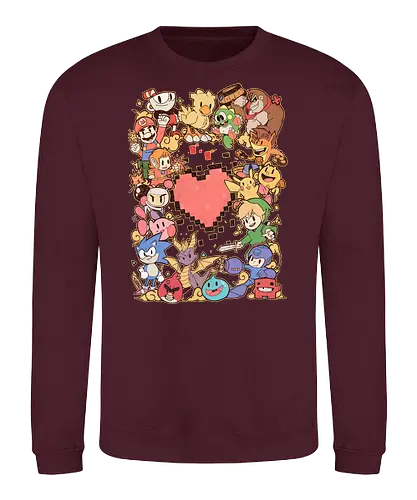 Nerd Attack - gaming, videogames, retrogames - Sweatshirt