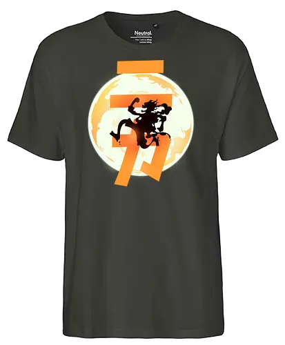 Nika :) - pirate, anime, sun, god, luffy - Fairtrade T-Shirt
