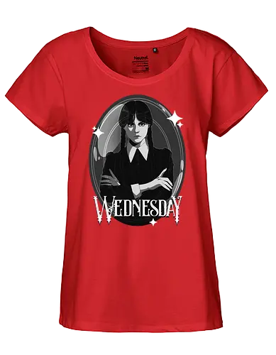 Wednesday - tv, show, wednesday - Fairtrade Girl Shirt