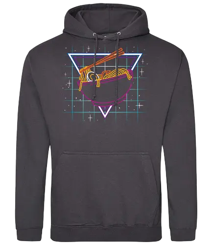 Neon Ramen - ramen, neon, 80s, japan - Standard Hoodie