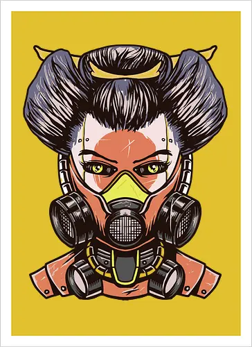 Cyberpunk Geisha