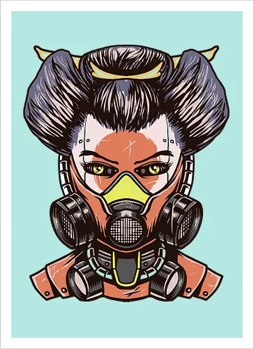 Cyberpunk Geisha