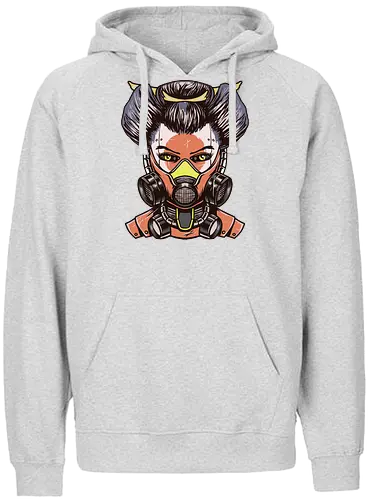 Cyberpunk Geisha - geisha, cyberpunk, japan - Fairtrade Hoodie