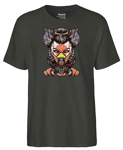 Cyberpunk Geisha - geisha, cyberpunk, japan - Fairtrade T-Shirt