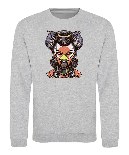 Cyberpunk Geisha - geisha, cyberpunk, japan - Sweatshirt