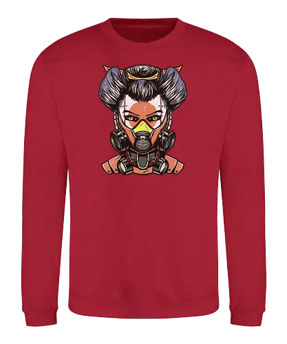 Cyberpunk Geisha - geisha, cyberpunk, japan - Sweatshirt