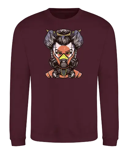 Cyberpunk Geisha - geisha, cyberpunk, japan - Sweatshirt