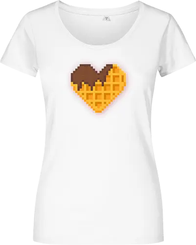 Waffle Heart Pixel