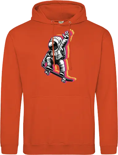Skater Astronaut - astronaut, skater, Skating, space - Standard Hoodie