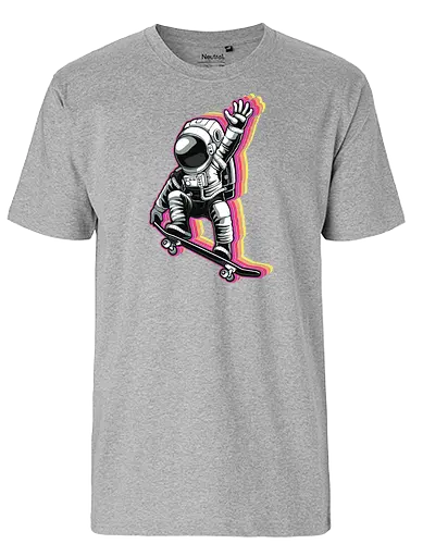 Skater Astronaut - astronaut, skater, Skating, space - Fairtrade T-Shirt