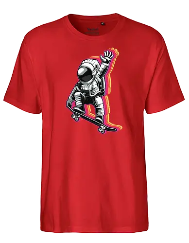 Skater Astronaut - astronaut, skater, Skating, space - Fairtrade T-Shirt
