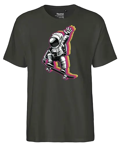 Skater Astronaut - astronaut, skater, Skating, space - Fairtrade T-Shirt