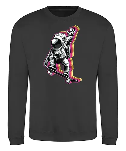 Skater Astronaut - astronaut, skater, Skating, space - Sweatshirt