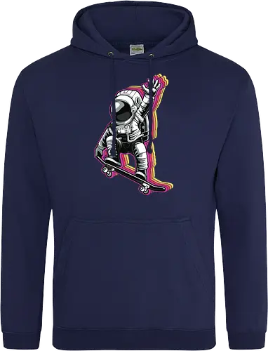 Skater Astronaut - astronaut, skater, Skating, space - Standard Hoodie