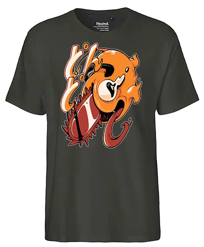 Chainsaw Chibi - chainsaw, dog, devil - Fairtrade T-Shirt