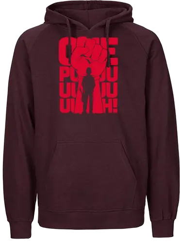 ONE PUUUUUNCH! - One punch, anime, manga - Fairtrade Hoodie