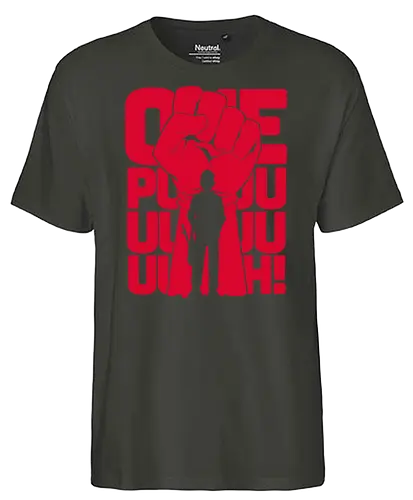 ONE PUUUUUNCH! - One punch, anime, manga - Fairtrade T-Shirt