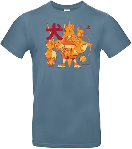 Sword-Wielding Dog, Fireball Shooter! - fantasy, rpg, dog, cute - Standard T-Shirt