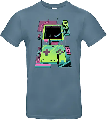 Dark Game - gaming, handheld, retro, neon - Standard T-Shirt
