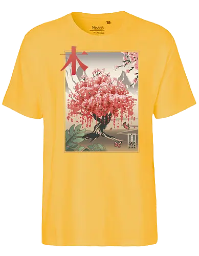Japanese Sakura Tree - sakura, tree, japan - Fairtrade T-Shirt