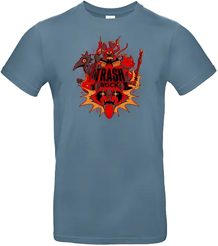 Trash Rock - trash, rock, metal, raccoon - Standard T-Shirt