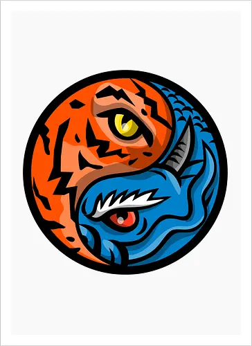 Yin Yang Dragons