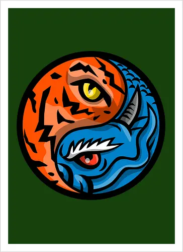 Yin Yang Dragons