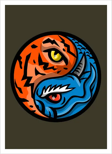Yin Yang Dragons