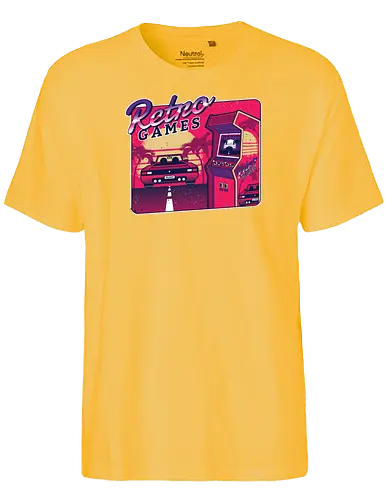 Retro Games - retro, gaming, games - Fairtrade T-Shirt