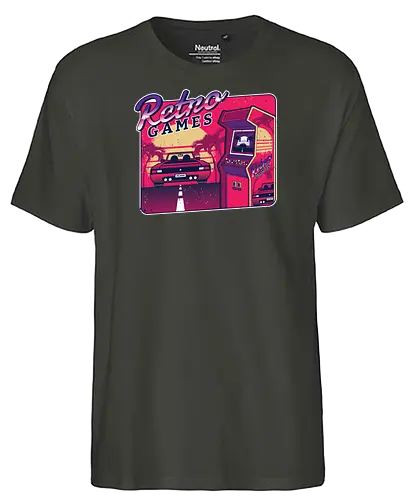 Retro Games - retro, gaming, games - Fairtrade T-Shirt