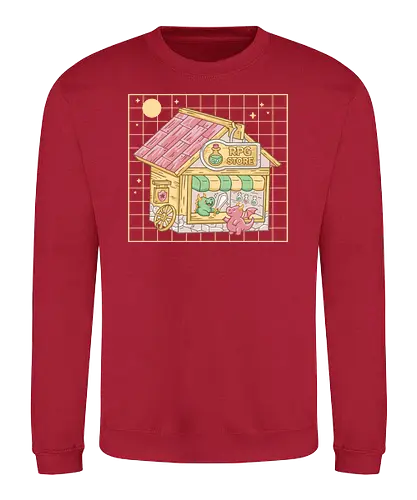 Kawaii RPG Store - kawaii, cute, sword, japan - Sweatshirt
