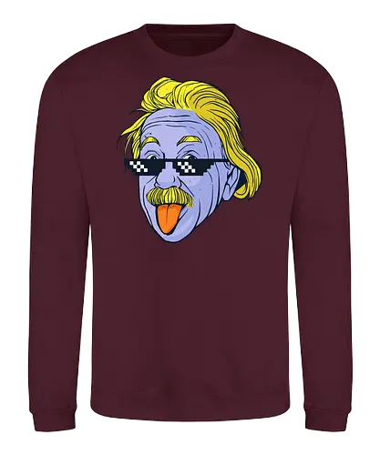 Pop Cool Einstein - Albert, Coloful, pop art - Sweatshirt