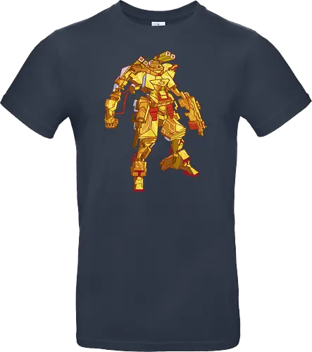 Golden Mecha Warrior