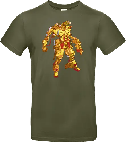 Golden Mecha Warrior
