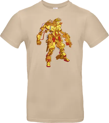 Golden Mecha Warrior