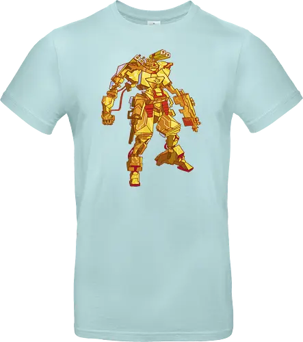 Golden Mecha Warrior