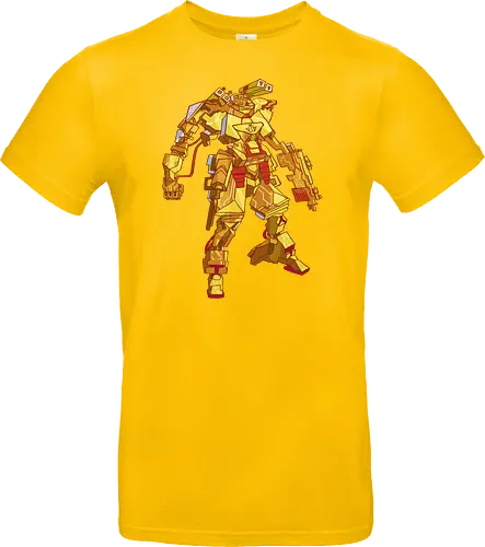 Golden Mecha Warrior