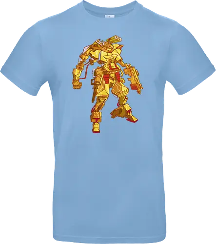 Golden Mecha Warrior