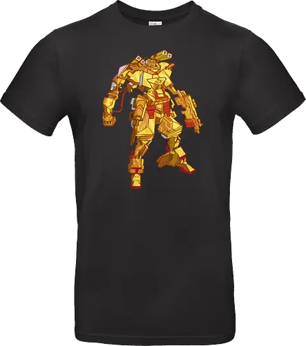 Golden Mecha Warrior