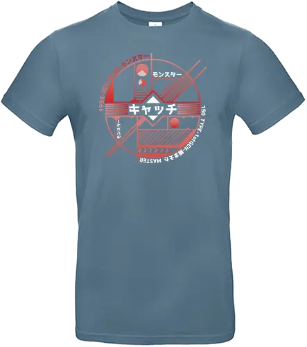 Anime Catch Ball - pocket, monster, catch, ball - Standard T-Shirt