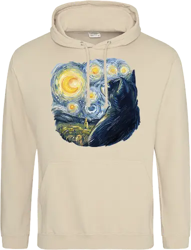 Cat in the Starry Night